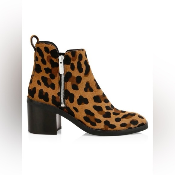 3.1 Phillip Lim Leopard Print Ankle Boots - Picture 9 of 11
